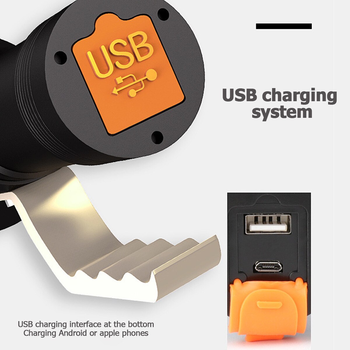 Large/Small Sizes High-power High-brightness LED Outdoor Handheld Lighting Waterproof And Endurance Emergency Lighting