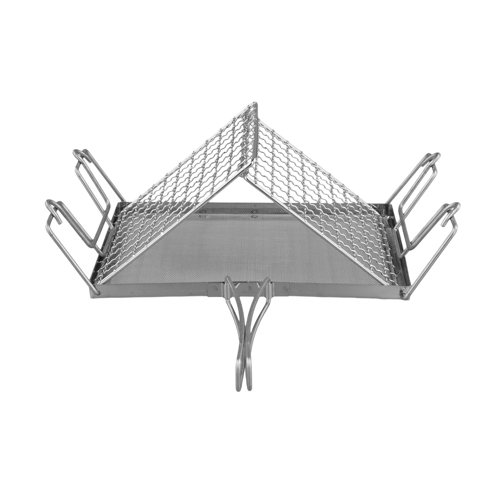 Campingbrødrister foldbar campingkomfur camping picnic praktisk at opbevare nem at rengøre foldbar opbevaring