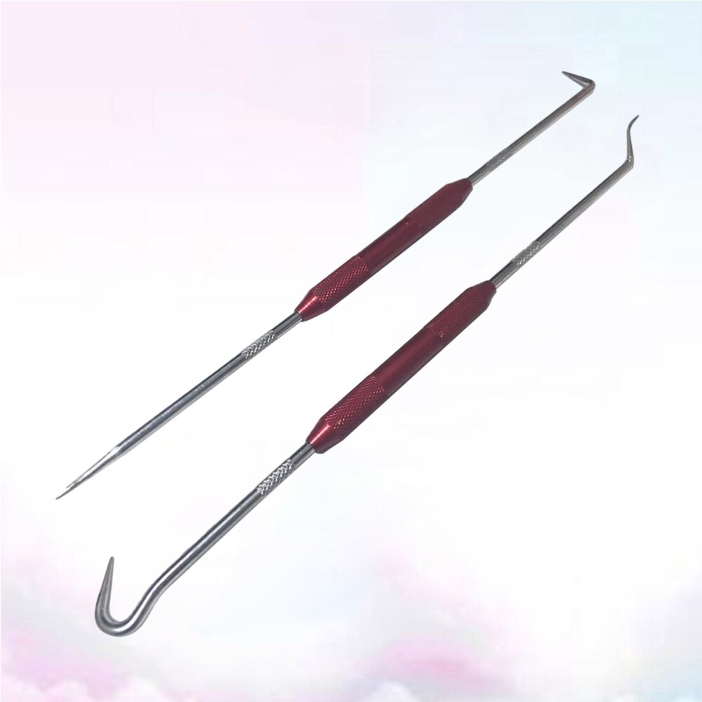 2pcs Oil Seal Puller Aluminum Alloy Handle Oil Seal Puller Remover Repari Tool Hand Tool for Car Vehicle