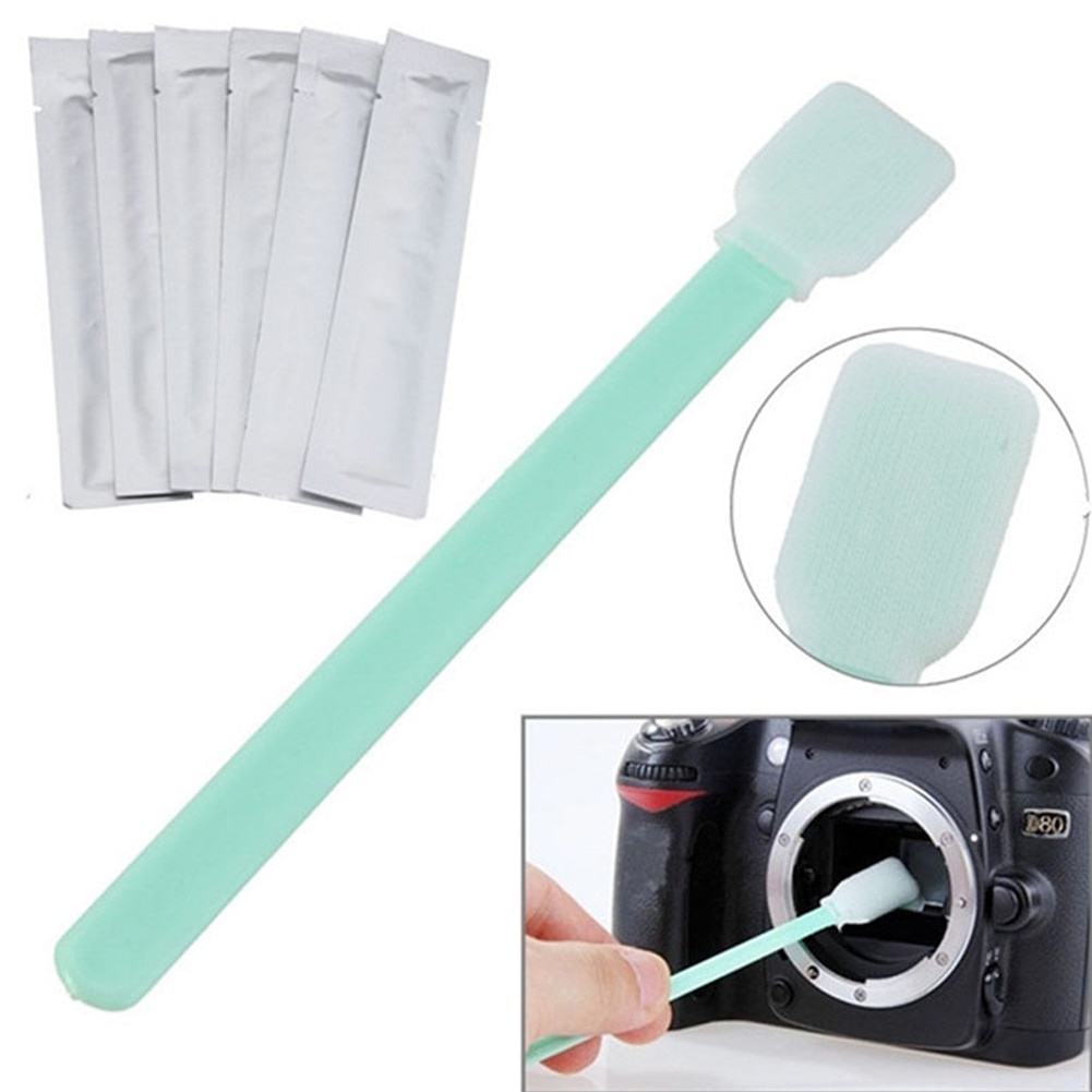 DSLR Frame CCD CMOS Lens Care Cleaning Kit Cleaner APS-C Sensor Cleaning Swab Camera Digital 6pcs