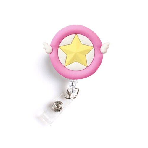 30 Stks/partij Cartoon Intrekbare Badge Houder Student Verpleegkundige Naam Id Kaarthouder Enfermera Borst Kantoor Accessoires: 17