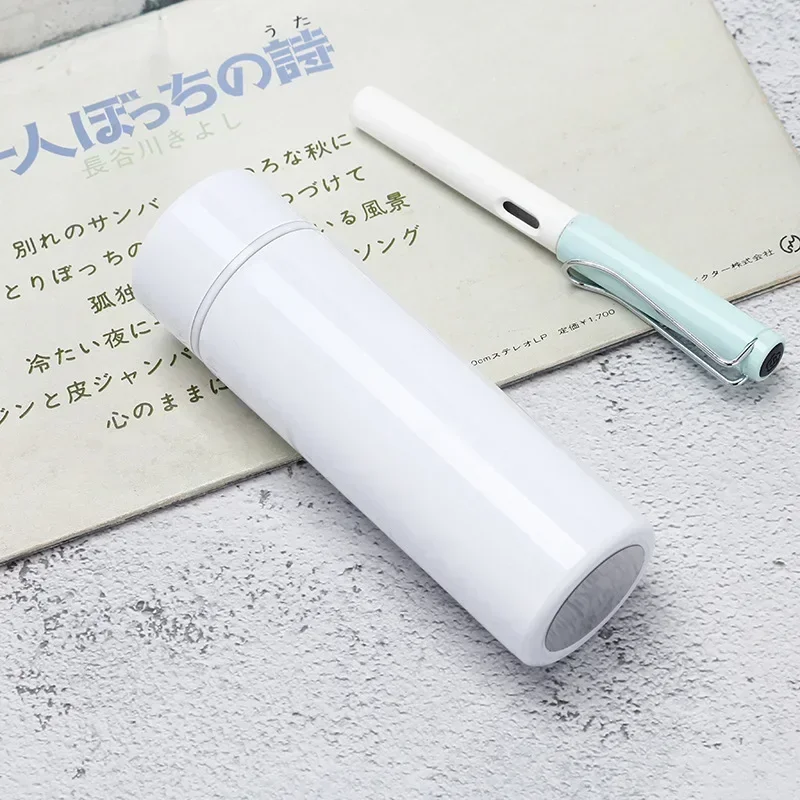 150ml mini termos butelka na kawę termosy kubek mała pojemność przenośna butelka na wodę ze stali nierdzewnej termosy: BIAŁY