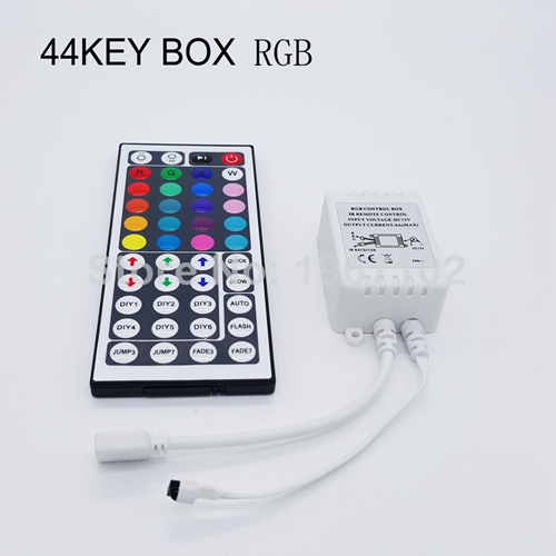 Enkele RGB Led Controller DC 12V 24key Doos 44key 11 toetsen 17key Mini Afstandsbediening Dimmer voor SMD 3528 5050 2835 Led Strip Licht: 44KEY MINI BOX