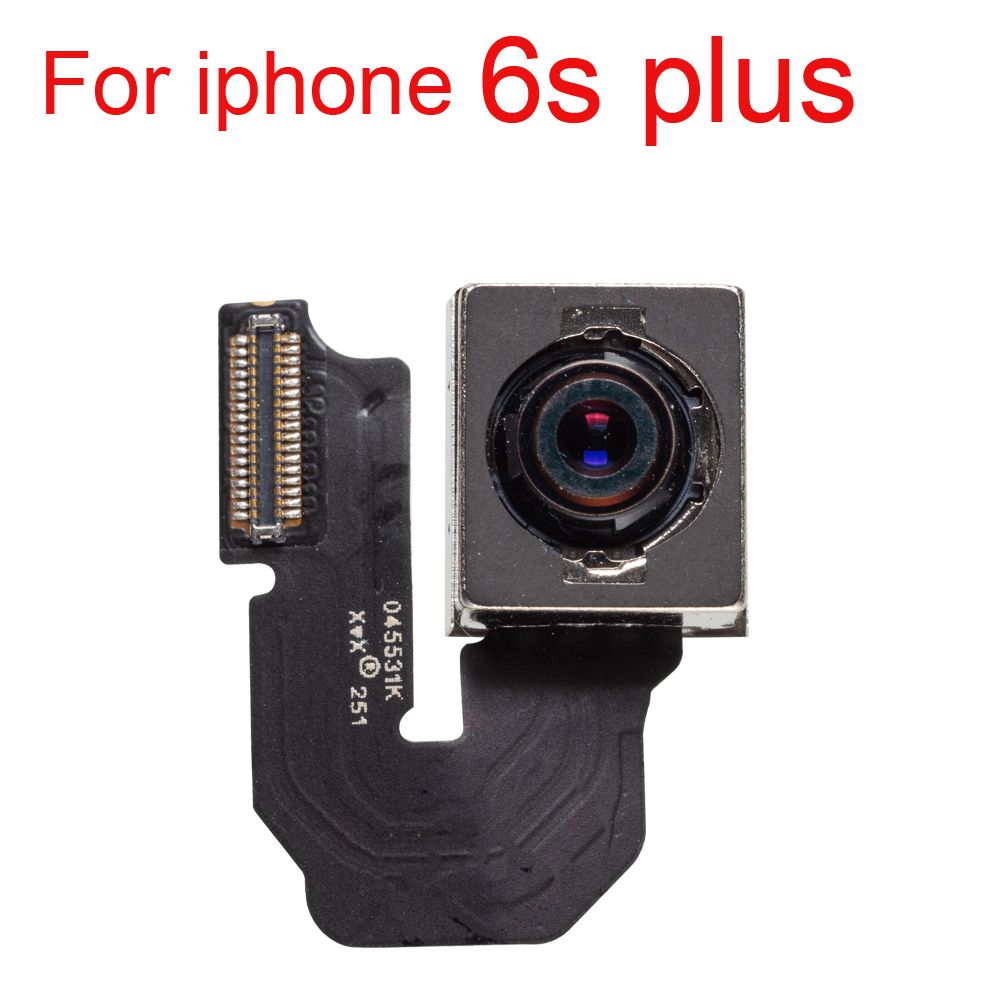 1 pces voltar câmera traseira com flash módulo sensor cabo flexível para iphone 5 5S 5c se 6s 7 8 plus câmera traseira com testado bem: For iphone 6s plus