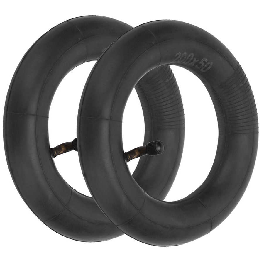 Electric Scooter Tire Tube 2Pcs 10in 200X50MM 90 Degree Curved Spit Inner Tire Tube for Electric Scooter