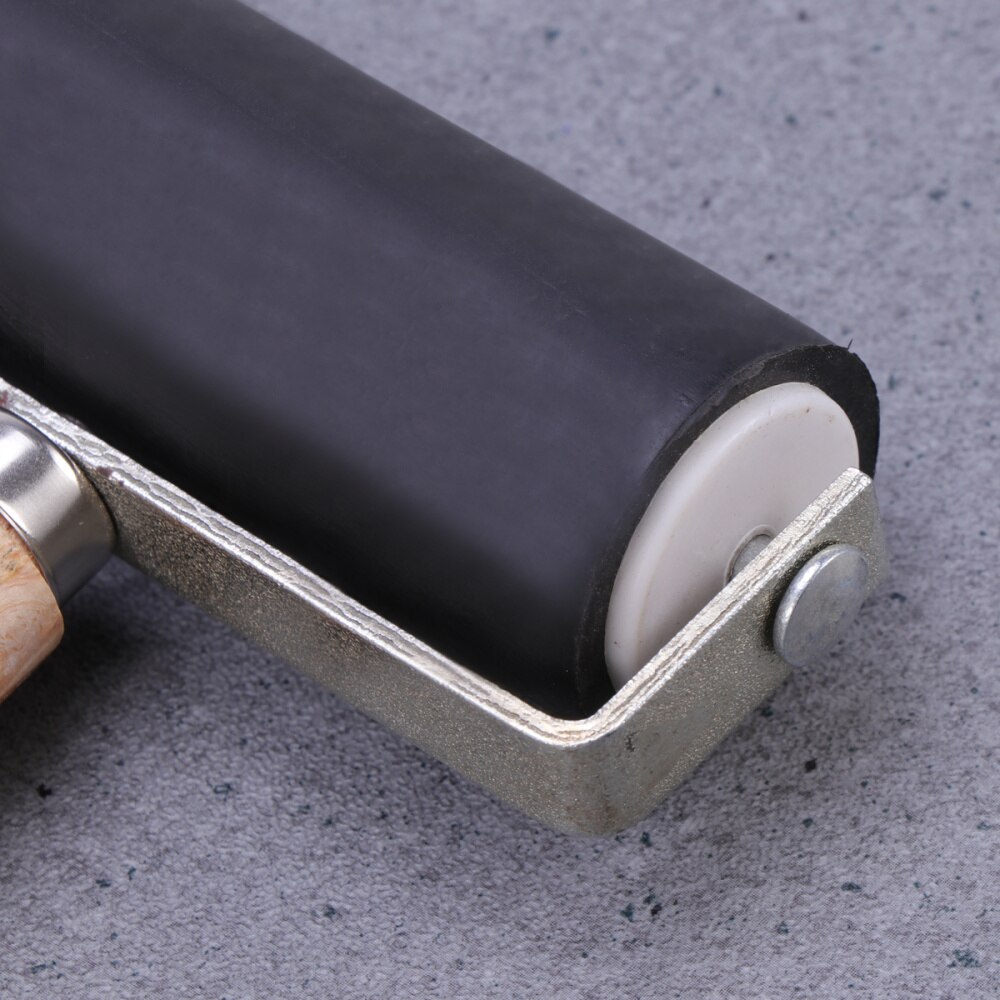 Rubber Roller Brayer Printmaking Ambachtelijke Projecten Inkt En Stempelen Gereedschap (Zwart)