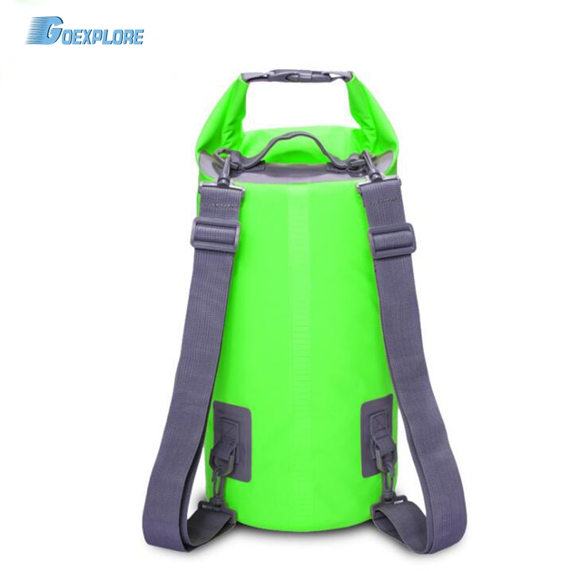 Goexplore vattentät torr väska säck simma forsränning kajakpaddling flodvandring flytande segling kanot båtliv vattentäthetspaket
