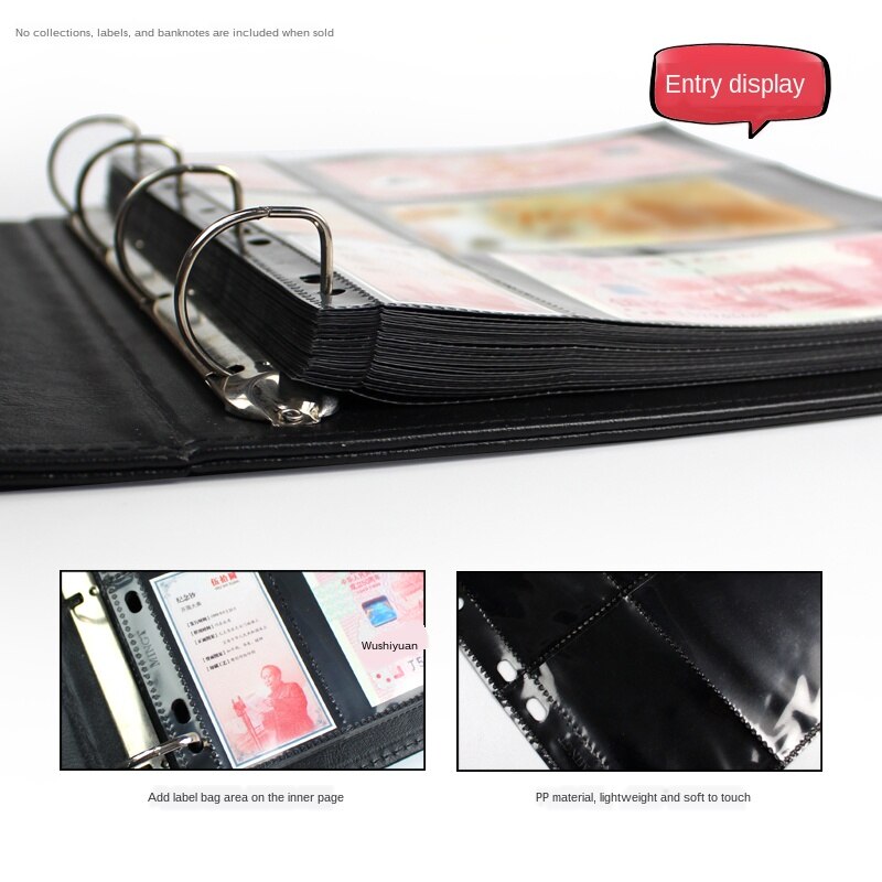 Label type Chinese banknote leaflet inner page