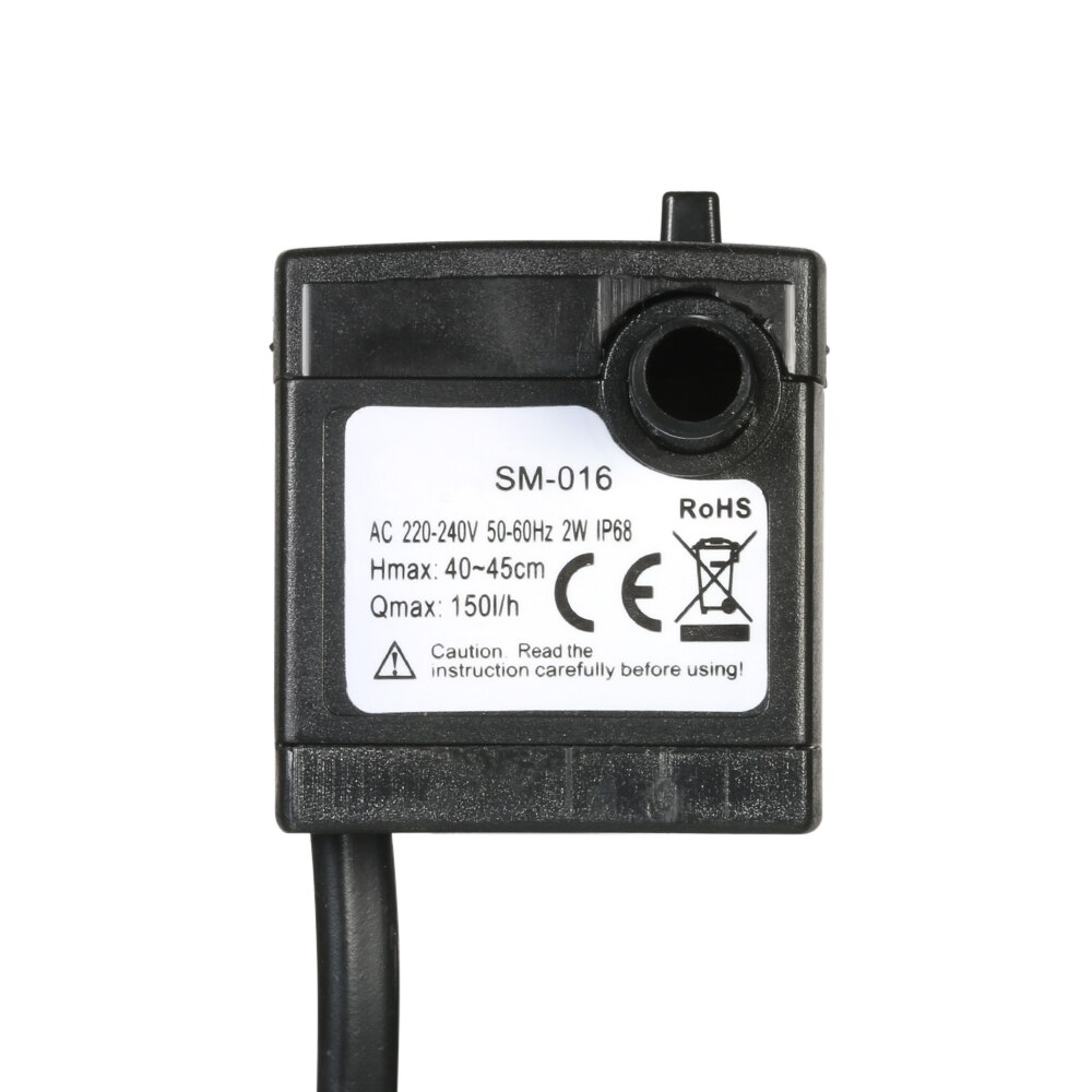 Aquarium Water Pump 220V Ultra Quiet Submersible Water Pump Filter Fish 2/2.5/4W Pond Fountain Aquarium Tank 150/180/280L/H