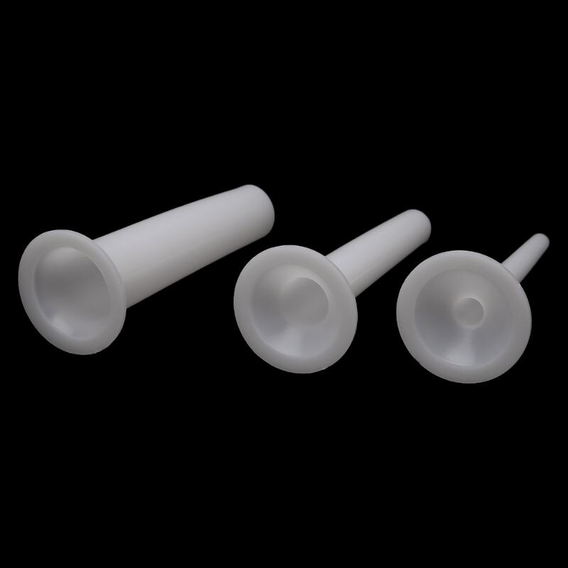 3 rozmiary kiełbasa zrobienie lejek wypełniacz nadziewarka rury robić napełniania DIY maszynka robić mięsa instrukcja H37F