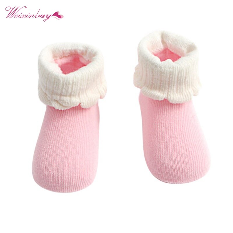 Newborn Baby Socks Multi-Color Infant Baby Cute Stitching Children Socks Kids Comfort Sock