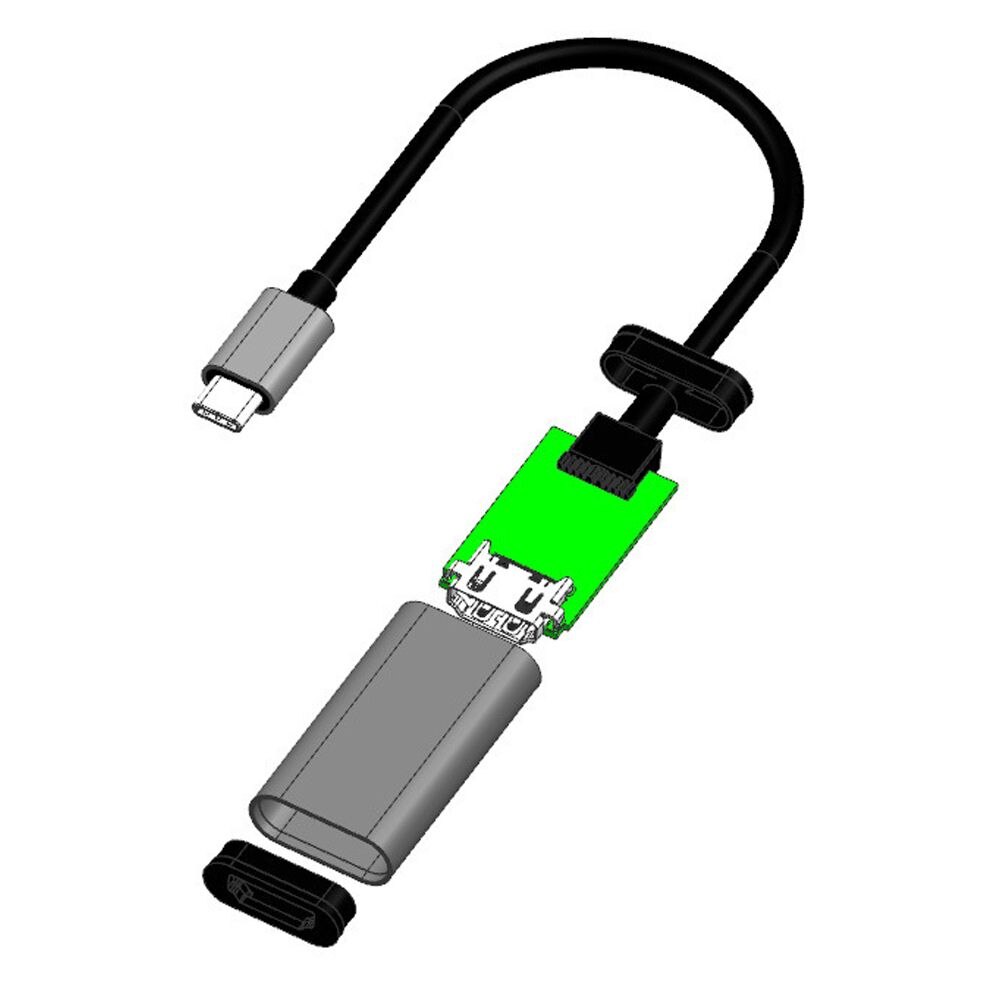 AZiMiYO USB C Centrum typ C na HDMI adapter 4K 60Hz typ C dla MacBook iPad zawodowiec 2020 stacja dokująca USB C