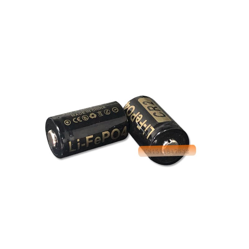 2 teile/los 400mAh CR2 batterie 3v LiFePO4 Akku 15266 CR2 bateria w/batterie schutzhülle Kasten