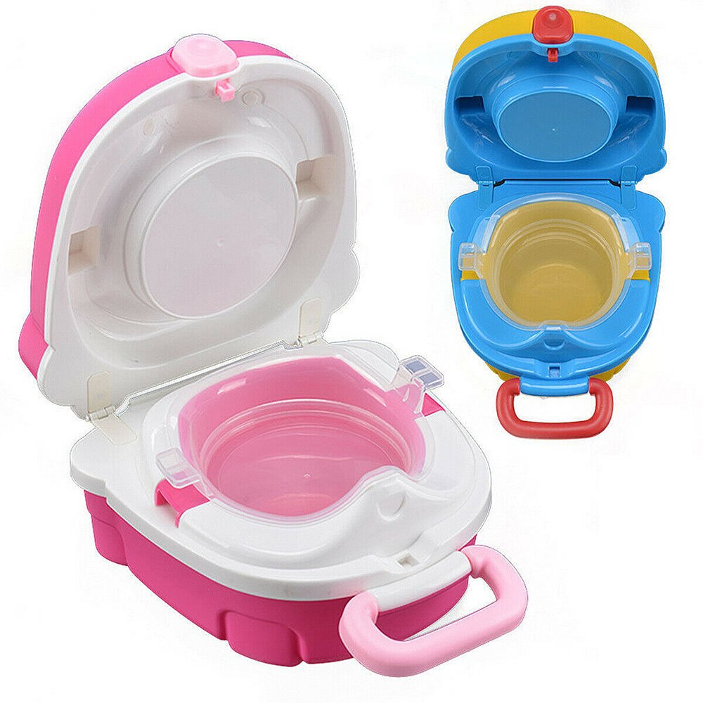 Baby toalett baby bil potta hopfällbar bärbar bil resa potta barn pott träningsstol potta barnsits toalett barn potta kit