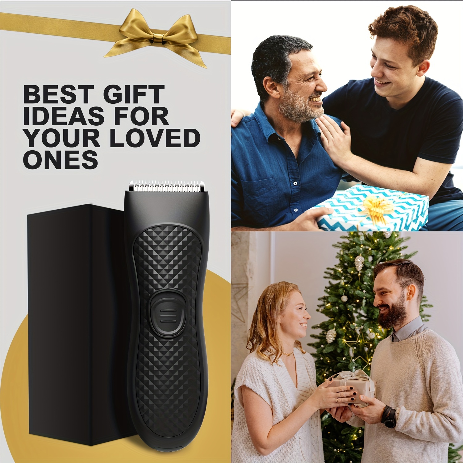 Body Hair Trimmer, Groin&Body Manscape Trimmer For Men, Electric Ball Shaver Groomer, Pubic Grooming Clipper Male R