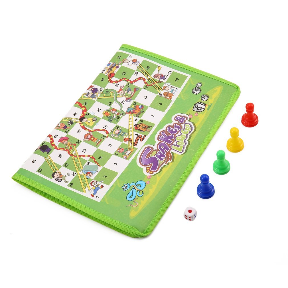Eltern-Art spiel nicht-gewebten teppich schach schlange & leitern genießen familie spaß: Default Title