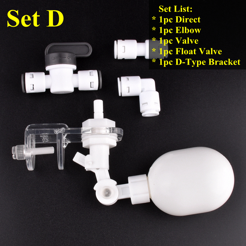 1/4 "6,35mm Wasser Spender Ball Schwimmer Ventil einstellen Aquarium Panzer Automatische Wasser Nachfüllen Adapter Einstellbare Höer Schwimmer ventil: grau
