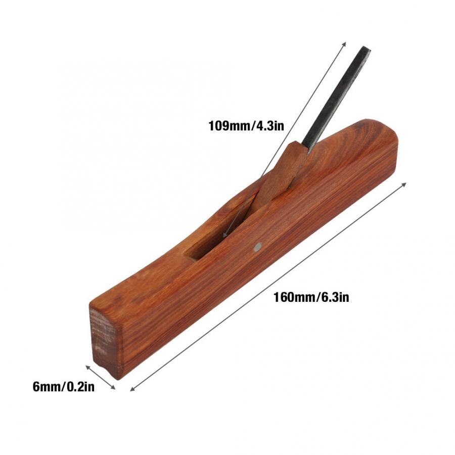 Wood Planer Hand Convex Plane Mini Rosewood Planer DIY Hand Tool for Edge 6mm Capenter Grooving Wood Plane