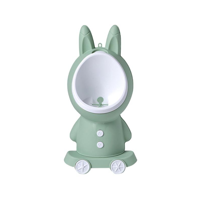 Bebé orinal de niños lindo altura ajustable Potty para niños baño formación orinal de pie desmontable baño accesorios de baño: Green