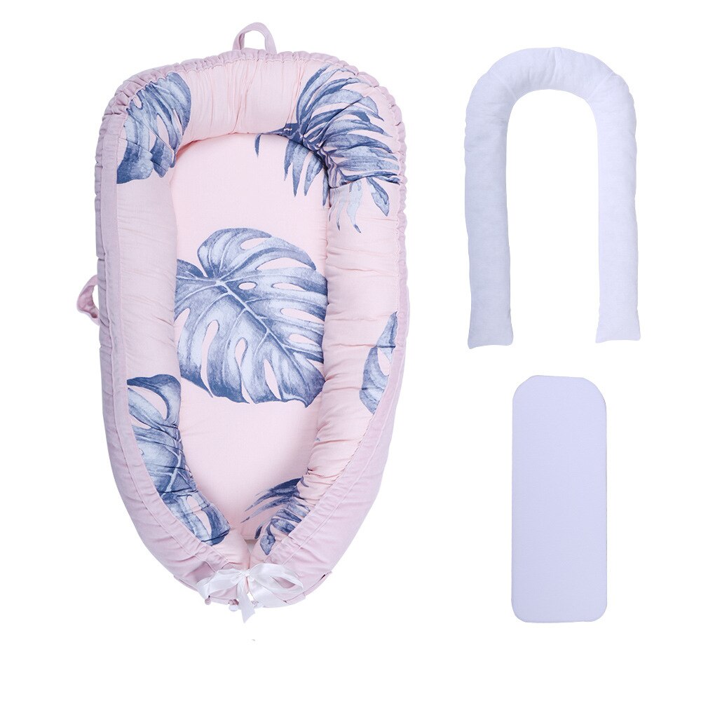 80*50cm Cotton Baby Bed Portable Removable and Washable Baby Cot American Bionic Bed of Uterus Baby Nest Baby Crib