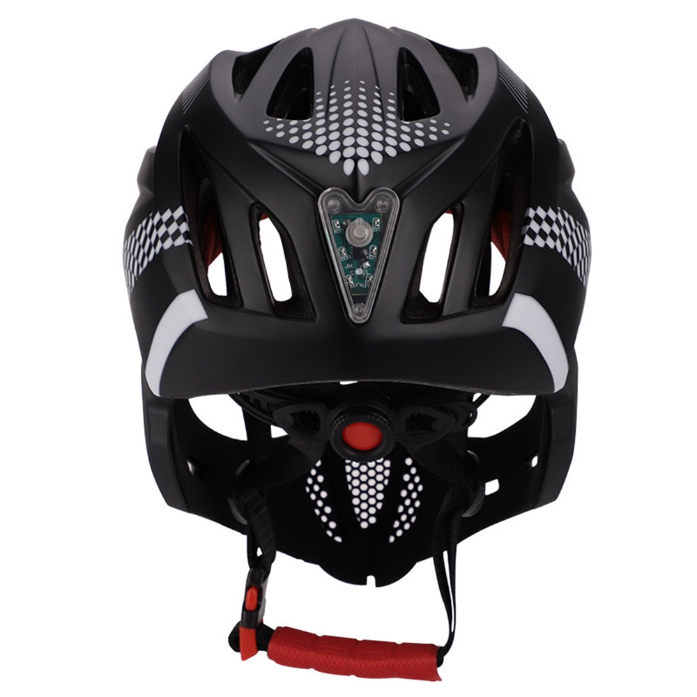 LED Kids Full Face Mountain Bike Helmet Balance Bike Sports Safety Kids Full Covered Helmets Downhill Scooter BMX Child 42-52CM