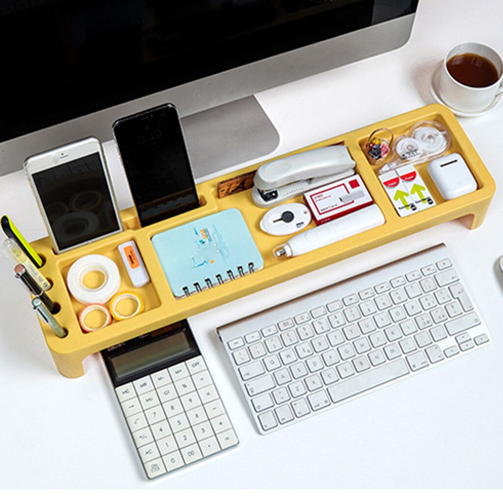 Table Desktop Storage Organizer Holder Keyboard Drawer Office Storage Racks Office Computer Desk Rack Shelf Home Office Storage