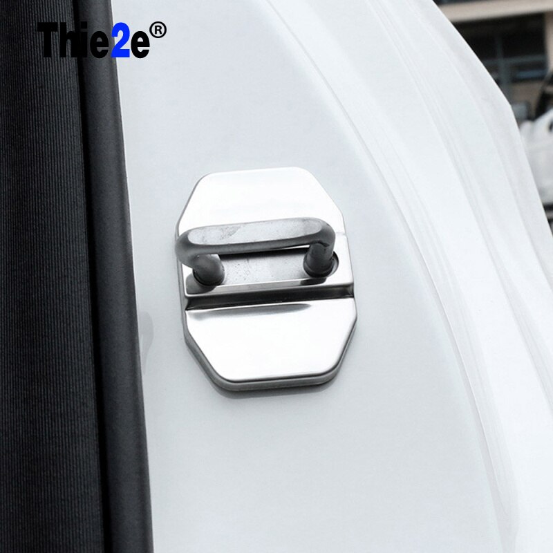 Cubierta para cierre de puerta de coche, cubierta de cerradura de puerta para Mercedes Benz B200 C180 C200 E200L E300L ML350 GLK300 SLK350, estilismo para coche