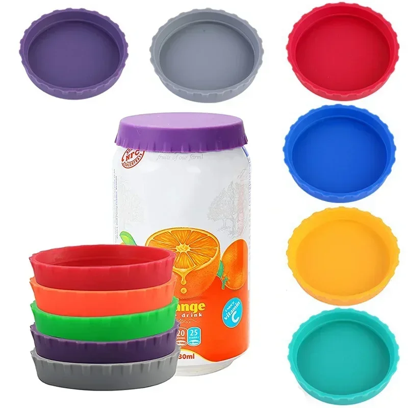 1/3/6 stücke Standard Getränke Können Abdeckungen Auslaufsicher Verschluss Kappe Rotwein Weiche Kappe Verschluss Kappe Getränke Können Deckel Limonade Deckel Protektoren