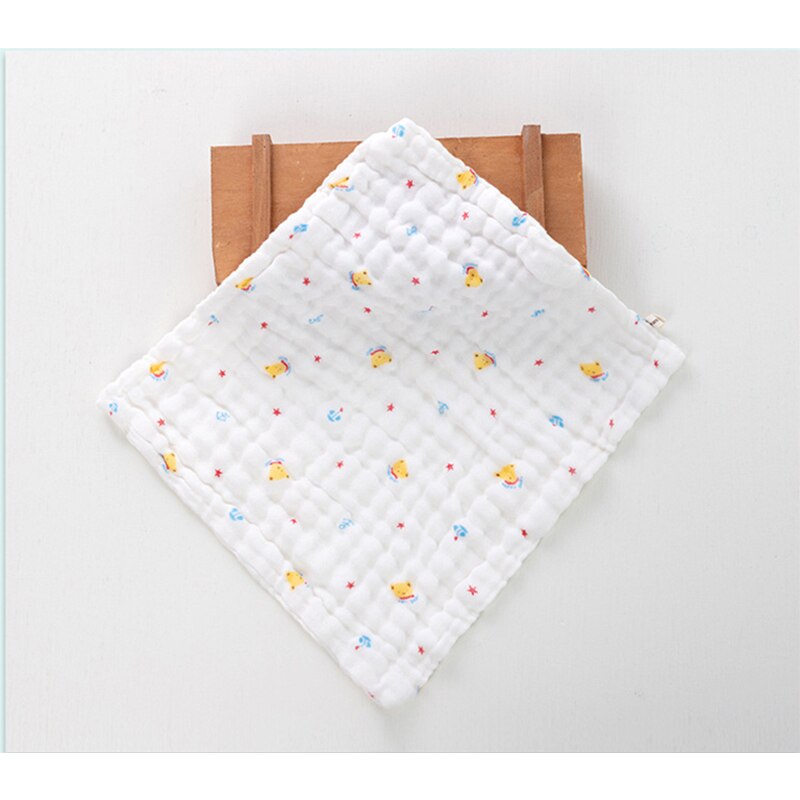 Slabbers Jongen Meisje Water Absorberen Mond Handdoek Burp Doek Vierkante 6 Lagen van Hoge Dichtheid Katoenen Baby Sjaal Burp baby Washandje