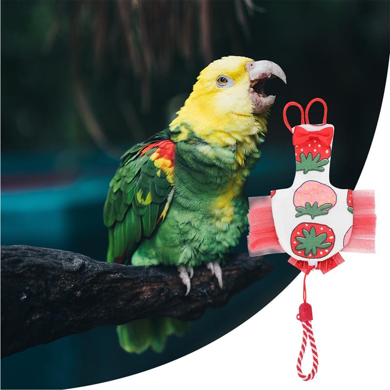 1pc dejlige fugletøj blød fugl ble flyvedragt kæledyrsforsyninger til papegøje