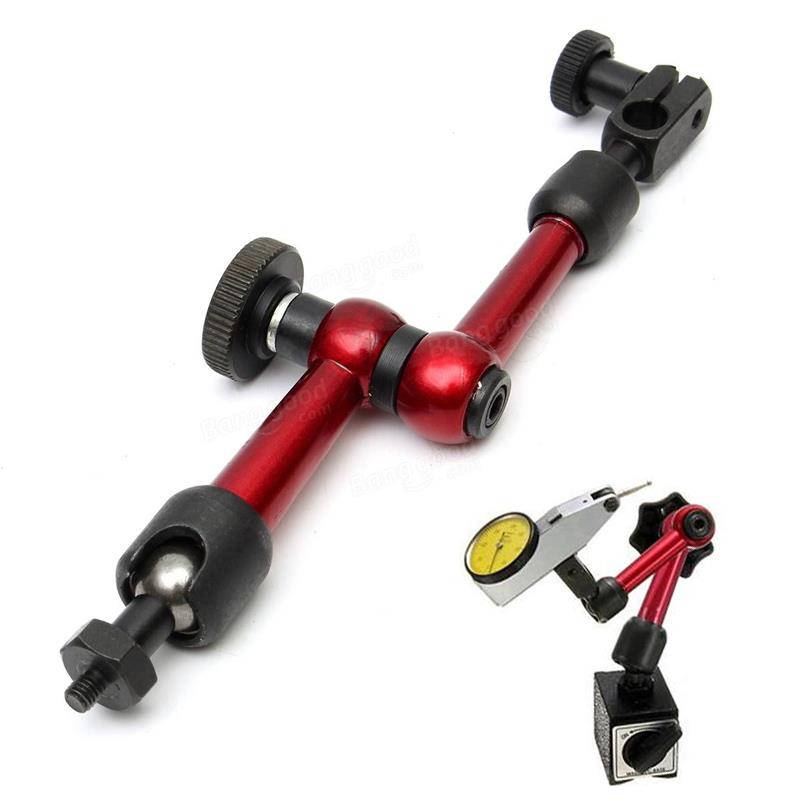 Magnet-Messstativ 350mm – Verchromter Stahl, Haltekraft 7kg, Mit Zentralklemmung, Für Messuhren