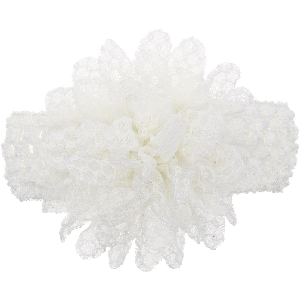1 Piece MAYA STEPAN Children Girls Lace Flower Hair Head Band Accessories Baby Newborn Hair Rope Headband Headwear Headwrap: 1