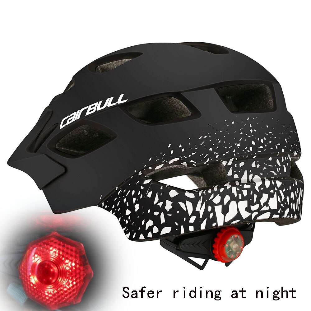 CAIRBULL JOYTRACK Kids Cycling Helmet With Tail Light, Child Skating Safety MTB Helmet Balance Bike Protective Helmet 6 Colors