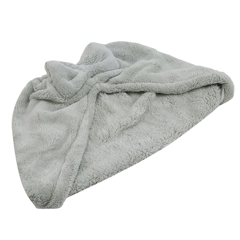 Baby Water-Absorberende Douche Capshair Drogen Handdoek Hat Cap Microfiber Boog Kind Badmuts Kind Zorgzame Levert: Light green