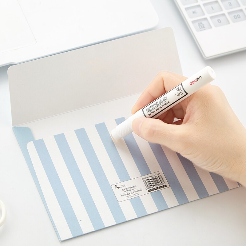 2 set Portable pen glue stick Recharge refill ACR material adhesive for paper clamp DIY stationery office school supplies F571