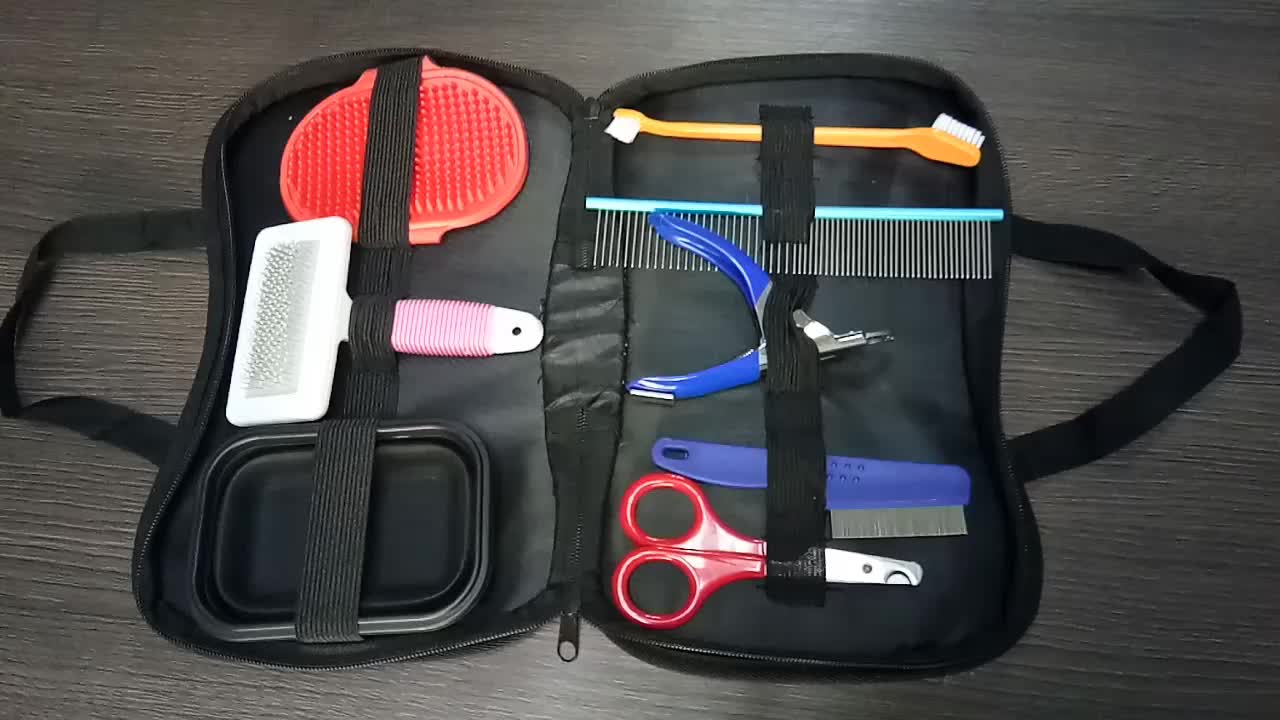 Products Pets Grooming Tools Set, Pet Grooming Kit for Dogs & Cats, Pets Combs and Nail Scissors Grooming Set