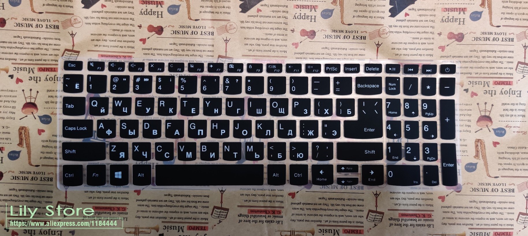 Russische Taal Voor Lenovo Ideapad L340 330C 320C 15Ikb 330S 15Ikb 330L V330 330 130 15Ikb 15 15.6 Laptop toetsenbord Cover Skin