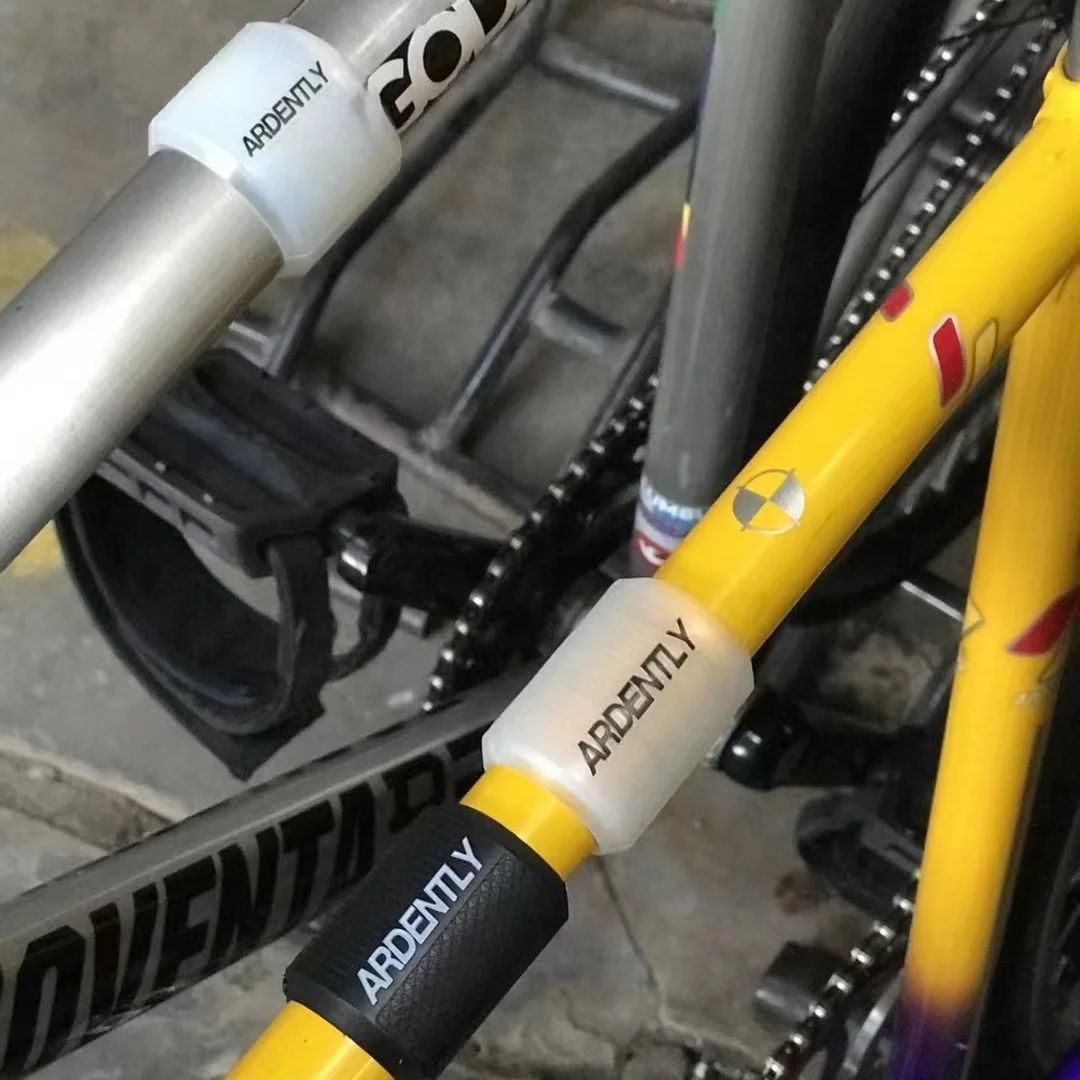 leidenschaftlich Fahrradrahmenschutz, rutschfest, für Fahrradkollision, schützende Gummiabdeckungen, feste Ganggriffe, Rennrad-Zubehör