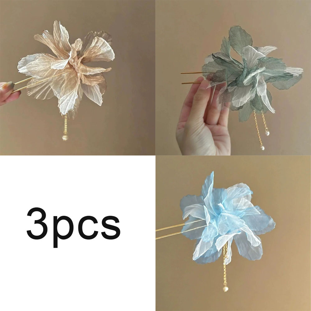 Horquilla en forma de U, accesorio para el cabello Simple y a la , pasador de pelo francés, horquilla china, horquilla en forma de U, accesorios para el cabello: Verde militar