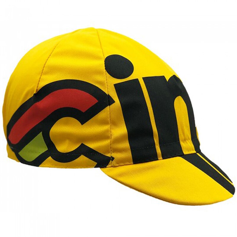 Yellow Big Word Classical Cycling Caps OSCROLLING: Default Title