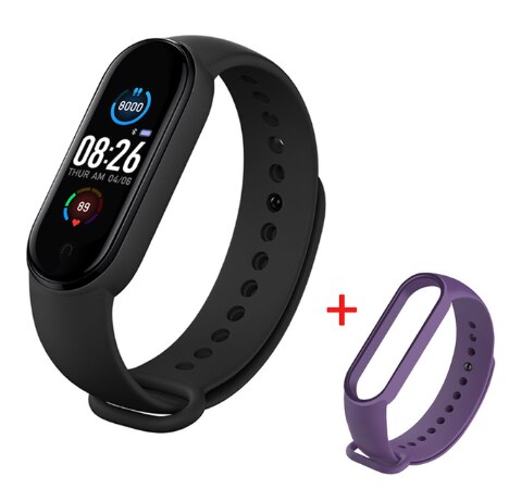 Electronic Bracelet Fitness Tracker Smart Watches For Women Men Sport Smart Bracelet Heart Rate Blood Pressure Monitor Health: Set meal D