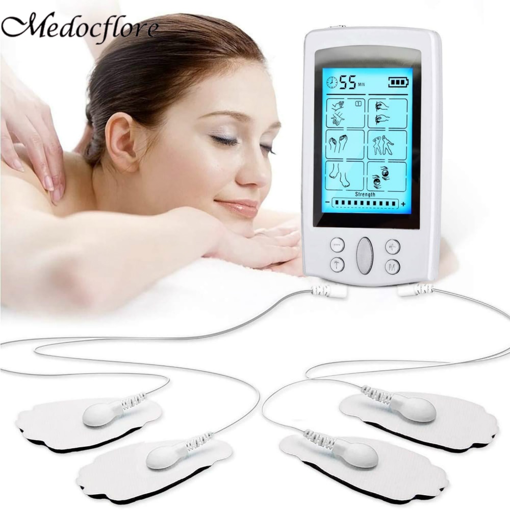 16 Modi Shockwave Therapie Machine Tientallen Spierstimulator Abdominale Terug Body Deep Tissue Massage Fysiotherapie Apparatuur