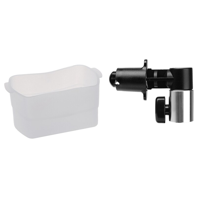 Flash Diffuser Softbox Voor Speedlite YN-568 Ex Flash Diffuser Met Reflector Houder Stand Light Stand Clip: Default Title