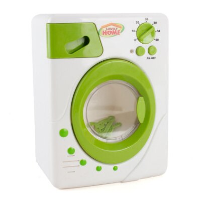 7 typer 1 sæt lade som lege husholdningslegetøj simulation støvsuger rengøring juicer vask symaskine mini oprydningslegetøj: Type g