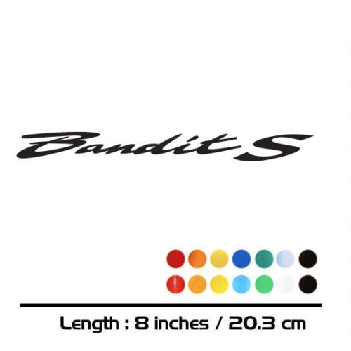 2 X nueva pegatina de motocicleta, ruedas de tanque de combustible para bicicleta, casco, equipaje, MOTO, accesorios para coche, señal, pegatina reflectante para SUZUKI BANDIT S