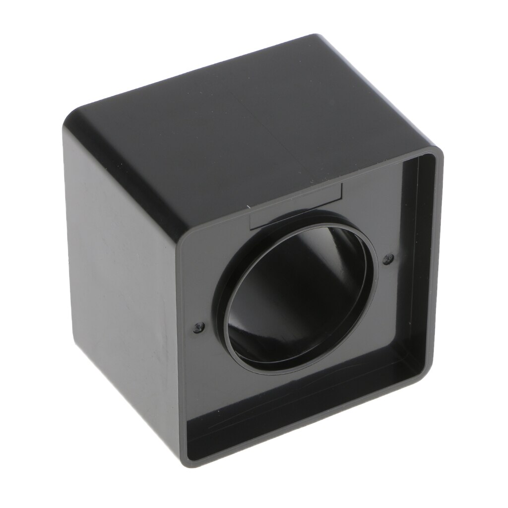 Black 39mm Hole TV Handheld Mic Microphone Interview Square Mark Flag Station