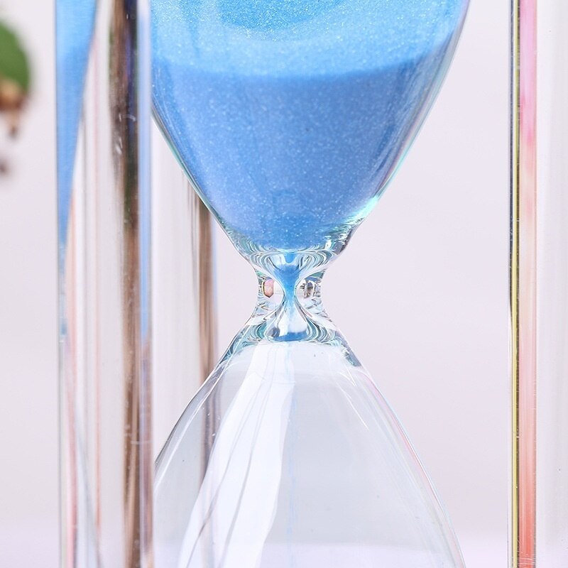 30 Minutes Hourglass Sand Timer For Kitchen School Modern Crystal Hour Glass Sandglass Sand Clock Tea Timers Home Decoration