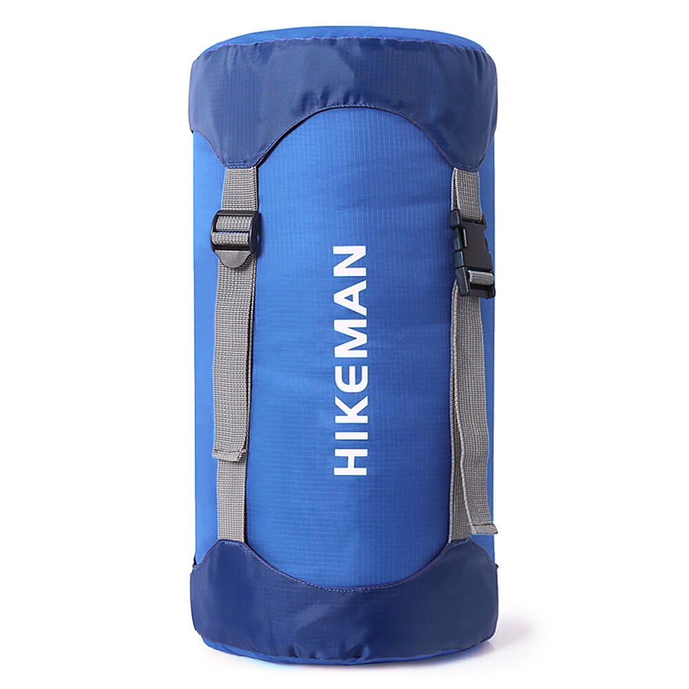 Compression Sack Sleeping Bag Stuff Sack Water-Resistant &amp; Ultralight Outdoor Storage Bag Space Saving Gear for Camping: Blue S