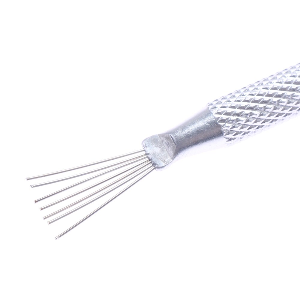 7 Pin Feather Wire Texture Pottery Ceramics Tools Polymer Clay Sculpting Modeling Tool Pottery Texture Brush Tools