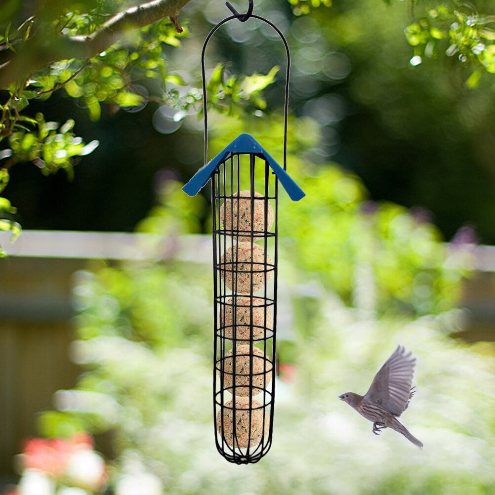 Outdoor Bird Feeder Fat Ball Food Dispenser Wild Bird Hanging Feeder Holder Feeder Garden Bird Supplies